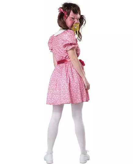 Deluxe angry girl costume for adults, Size: Small/Medium, image 3
