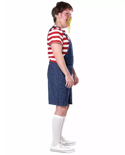 Deluxe adult snotty boy costume, Size: Small/Medium, image 3
