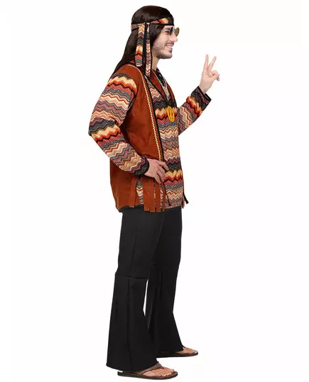 Men's nature hippie costume, Size: XX-Large, image 3