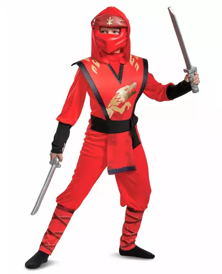 LEGACY Deluxe Kai Ninjago®-kostyme – LEGO Child, Størrelse: 7–8 år (124–136 cm), bilde 3