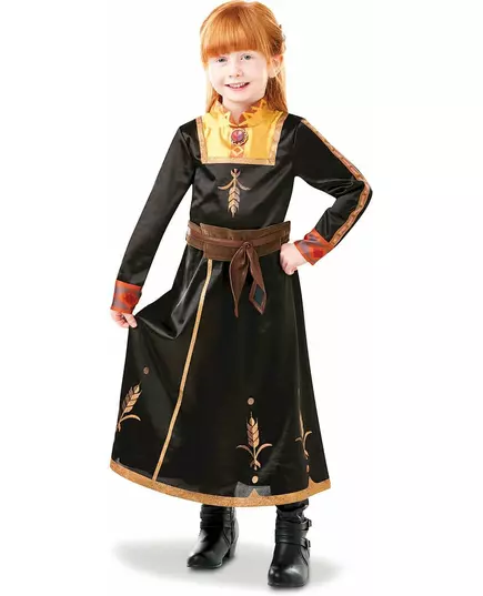 Deluxe Anna Frost 2-kostyme til jenter, Størrelse: 7–8 år (122 – 128 cm), bilde 3