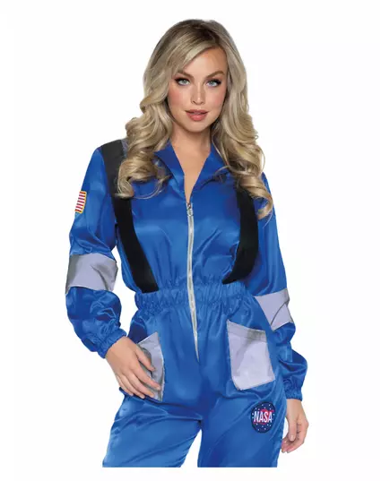 Luxury astronaut suit costume for women, Size: X-Large (46-48), image 3