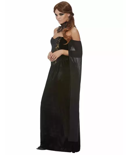 Luxury Black Countess costume for women, Size: S, image 3