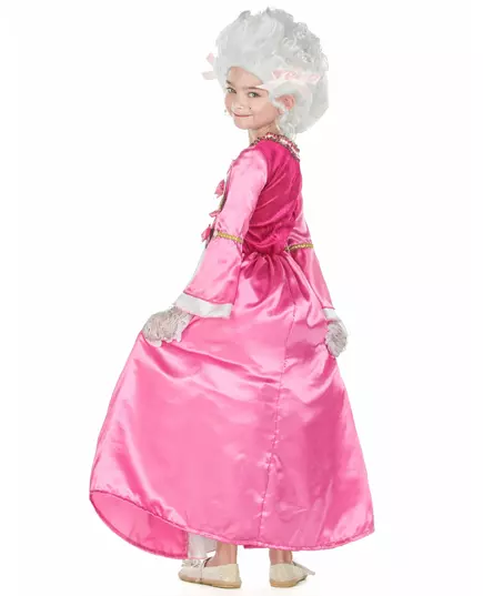 Marie-Antoinette-kostyme for barn, Størrelse: 5–6 år (105–116 cm), bilde 3