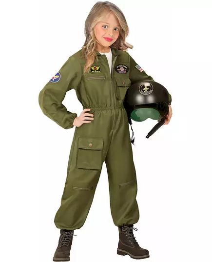 Jagerpilotkostyme til gutt, Størrelse: 14–16 år (164 cm), bilde 3