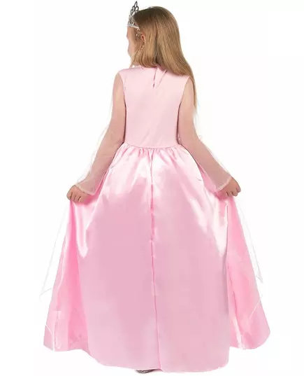 Pink princess costume for girls, Size: 4-6 years (110-120 cm), image 3
