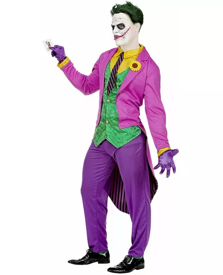 Crazy purple psychopath costume for men, Size: Large, image 3