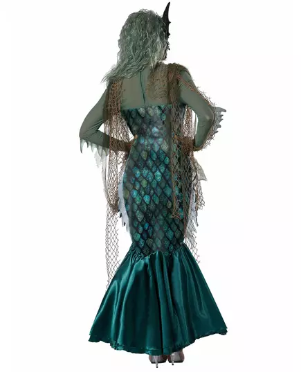 Deluxe evil mermaid costume for women, Size: X-Small (36/38), image 3
