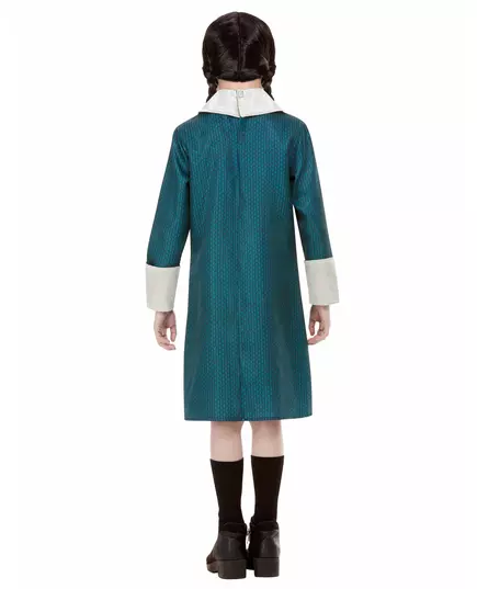 Onsdag Addams-familien kostyme til jenter, Størrelse: 4–6 år (115/128 cm), bilde 3