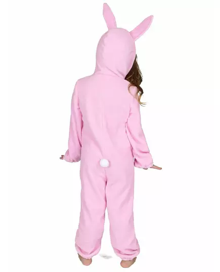 Pink Rabbit Costume for Children, Size: 7-9 years (M), image 3