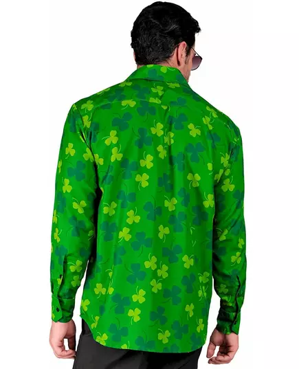 Herreskjorte med langermet shamrock-motiv og St. Patricks dag-motiv, Størrelse: XX-Large, bilde 3