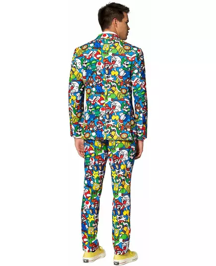 Mr. Super Mario voksenkostyme Motsetninger, Størrelse: Large/X-Large (EU 56), bilde 4
