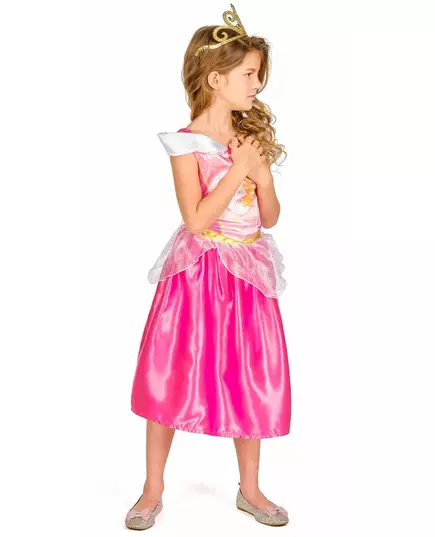 Aurora Sleeping Beauty Basic Costume for Girls, Size: 5-6 years (109 - 126 cm), image 4