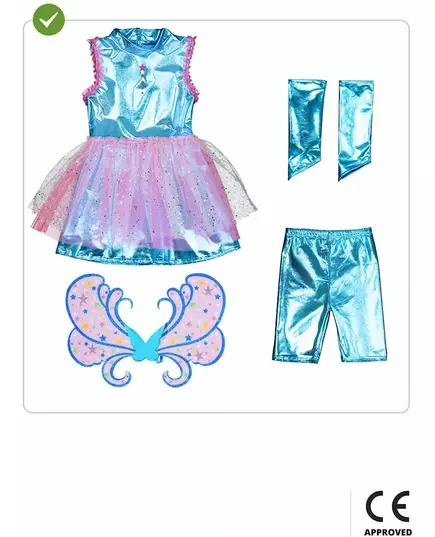 Bloom Winx-kostyme for jenter, Størrelse: 5–6 år (M), bilde 3