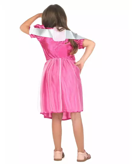 Pink aviator dog costume for girls, Size: 7-9 years (120-130 cm), image 4
