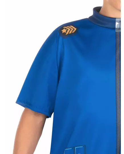 Blue police dog costume for children, Size: 4-6 years(110-120 cm), image 4