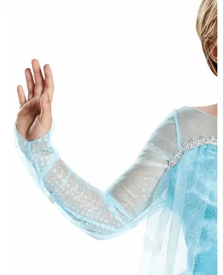 Klassisk Elsa Snødronningen-kostyme til jenter, Størrelse: 3–4 år (97–109 cm), bilde 4