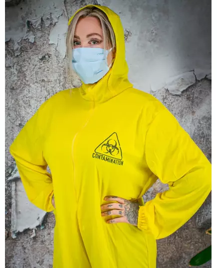 Kostyme for voksen forurensningsdrakt, Størrelse: Small/Medium, bilde 4