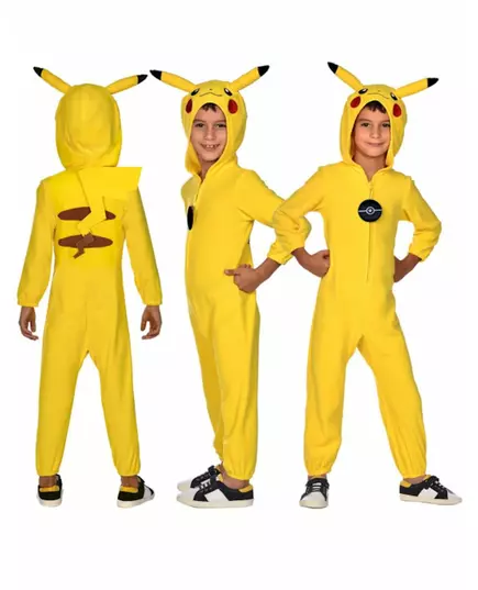Pokémon Pikachu-heldraktkostyme til barn, Størrelse: 6–8 år (128 cm), bilde 4