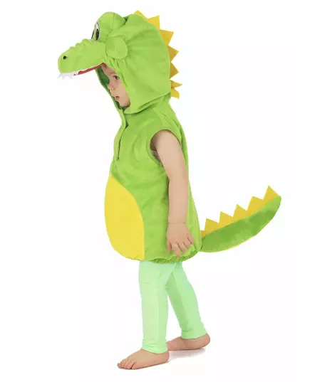 Children's padded crocodile costume, Size: 3-4 years (98-104cm), image 4