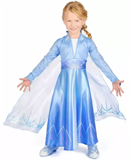 Elsa Frozen 2 Deluxe Costume for Girls, Size: 5-6 years (109 - 126 cm), image 3