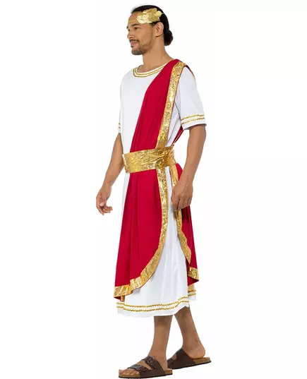 Roman Emperor Costume for Men, Size: Large, image 4