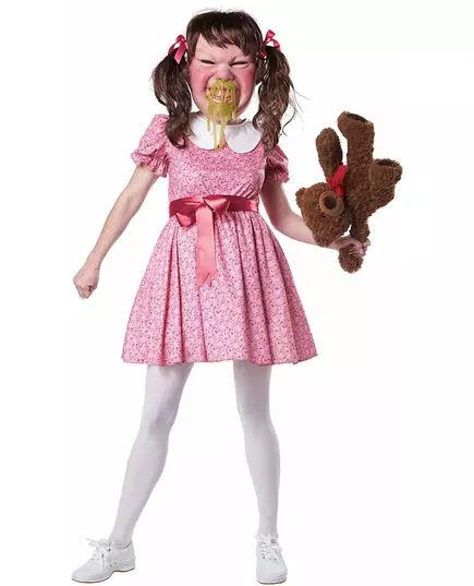 Deluxe angry girl costume for adults, Size: Small/Medium, image 4