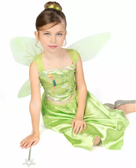 Grunnleggende Tinkerbell-kostyme til jenter, Størrelse: 3–4 år (97–109 cm), bilde 4