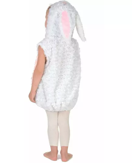 Children's sleeveless white and pink rabbit costume, Size: 3-4 years (98-104cm), image 4
