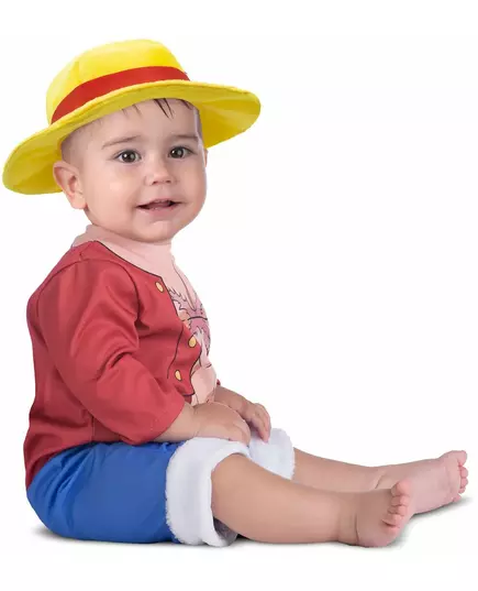 Luffy One Piece Costume for Baby, Size: 3 years (92 - 104cm), image 3