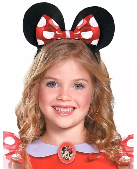 Klassisk rødt Minnie Mus-kostyme til jenter, Størrelse: 3–4 år (97–109 cm), bilde 4