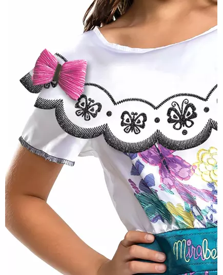 Mirabel Deluxe Encanto Child Costume, Size: 5-6 years (109 - 126 cm), image 4