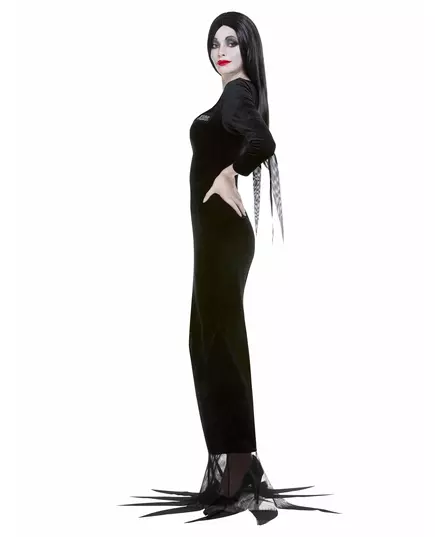 Morticia Addams-familiens kostyme til kvinner, Størrelse: Medium, bilde 4