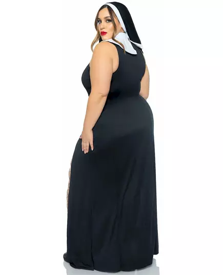 Sexy nonnekostyme i pluss størrelse for kvinner, Størrelse: XXX-Large/XXXX-Large (54-58), bilde 3