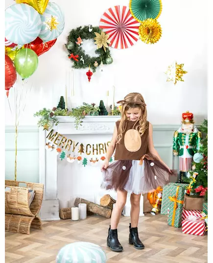 Little reindeer tutu costume for girls, Size: 5-7 years (128 cm), image 4
