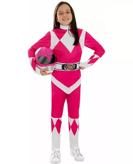 Rosa Power Ranger-kostyme til barn, Størrelse: 3–4 år, bilde 3