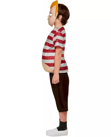 Pugsley Addams-familien kostyme til barn, Størrelse: 7–9 år (130/143 cm), bilde 4