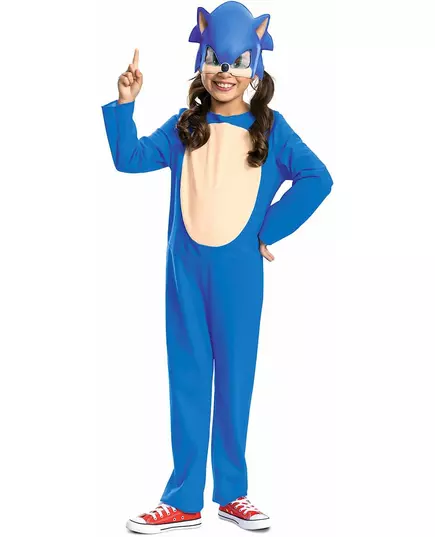 Basic Sonic costume for children, Size: 3-4 years (97 - 109 cm), image 4