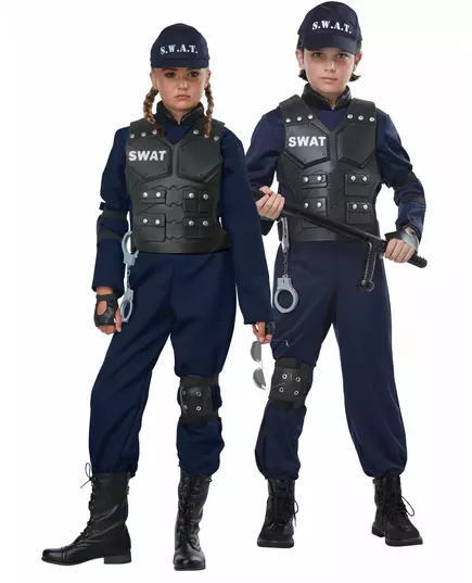 Luxury swat costume for children, Size: 8-10 years (140 cm), image 4