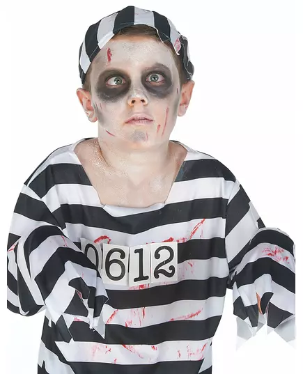 Zombiefangekostyme til gutter Halloween, Størrelse: 7–9 år (130/143 cm), bilde 4