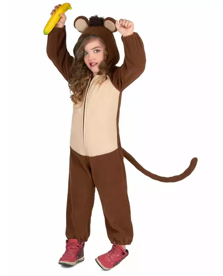 Monkey Costume with Tail for Children, Size: 7-9 years (M), image 4