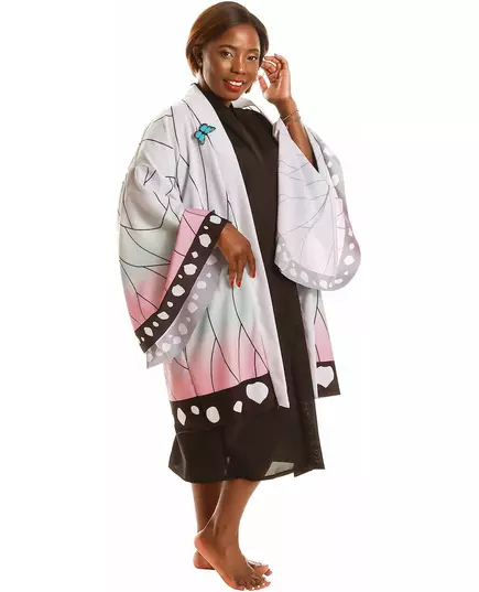 Voksen sommerfugl manga kimono kostyme, Størrelse: Small, bilde 4