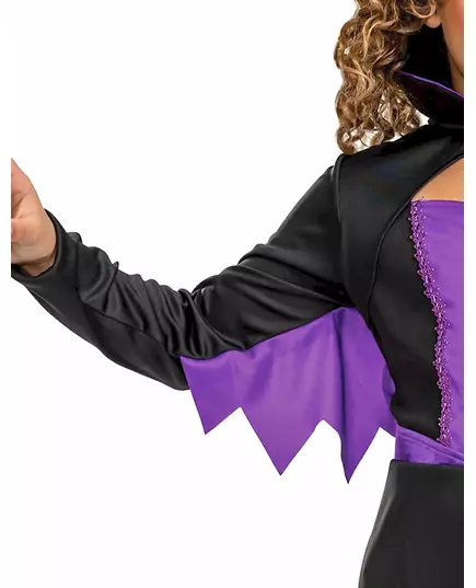Klassisk Maleficent-kostyme for jenter, Størrelse: 5–6 år (109–126 cm), bilde 4