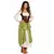 Green tavern keeper costume for women, Size: Small/Medium