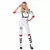 Sexy astronautkostyme for kvinner, Størrelse: Small