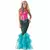 Blue and Pink Mermaid Costume for Women - Premium, Size: M
