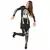 Halloween-skjelettkostyme til kvinner, Størrelse: Small/Medium