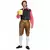 Bavarian checkered costume for men, Size: Large