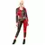 Harley Quinn Jumpsuit-kostyme til dame - Suicide Squad 2, Størrelse: Large