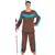 Brown and blue Indian costume for men, Size: Medium